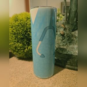 20oz Skinny SS Tumbler - Medical Theme w/ Lid, Teal Color